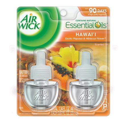 Air Wick Air Wick Hawaii Scent Air Freshener Refill 0.67 oz Liquid, PK2 6233885175